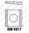 DIN 6917 Шайба косая для высокопрочных соединений с уклоном 14%  