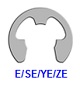 ОПМ 108043 Кольцо стопорное E/SE/YE/ZE эксцентрическое радиальное наружное (дюймовое)