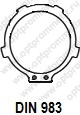 DIN 983 Кольцо стопорное эксцентрическое осевое наружное 