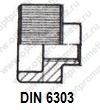 DIN 6303 Гайка с накаткой (Форма А и Форма B)