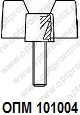 ОПМ 101004 Винт-барашек с головкой из полиамида фото