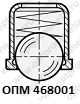 ОПМ 468001 Фиксатор с подпружиненным шариком 