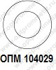 ОПМ 104029 Шайба плоская полиамид
