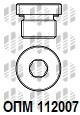 ОПМ 112007 Пробка резьбовая с внутренним шестигранником и уплотняющим кольцом