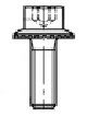 ОПМ 101083 Винт с цилиндрической головкой с рифленым фланцем и внутренним шестигранником