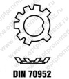 DIN 70952 Шайба многолапчатая форма A и B