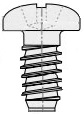 ОПМ 106004 Саморез по легким металлам и дюропластам с цилиндрической сругленной головкой и крестообразным шлицем (EJOT WN 1742)
