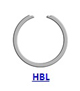 ОПМ 108017 Кольцо стопорное HBL концентрическое осевое внутреннее плоское