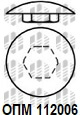 ОПМ 112006 Заглушка Ribe для винтов с внутренним шестигранником
