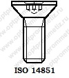 Винт ISO 14581 с потайной головкой и шлицем Torx фото