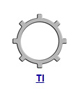 ОПМ 108054 Кольцо стопорное TI самостопорящееся, без канавки, осевое внутреннее (дюймовое)