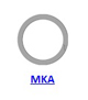 ОПМ 108034 Кольцо стопорное MKA спиральное осевое внутреннее