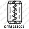 ОПМ 111001 Штифт пружинный с зубчатой прорезью, нержавеющая сталь 1.4310