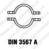 DIN 3567 A Трубные крепления (трубный хомут)