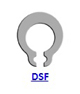 ОПМ 108014 Кольцо стопорное DSF самостопорящееся без канавки осевое наружное