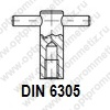 DIN 6305 Воротковая гайка с неподвижной рукояткой (зажимная гайка)