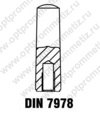 DIN 7978 Штифт конический с внутренней резьбой