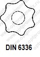 DIN 6336 Ручка звездообразная